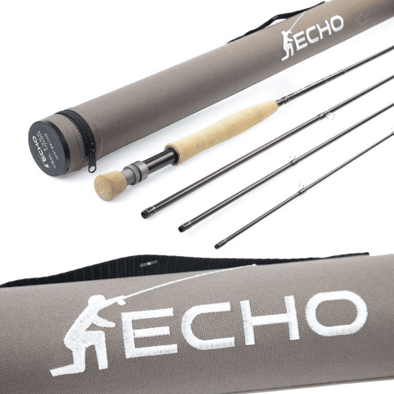 TUBE ECHO CARBON XL EURO NYMPH 10' FT #4 WEIGHT FLY ROD FREE U.S SHIPPING 